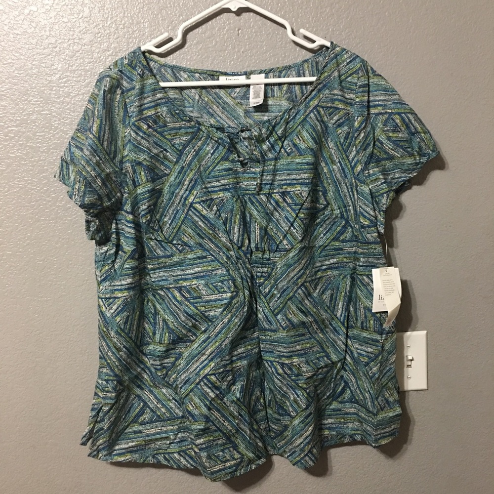 Liz&Co by Liz Claiborne Global Accents Blouse